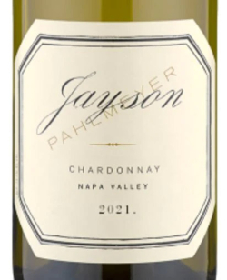 Pahlmeyer Jayson Napa Valley Chardonnay 21 75CL